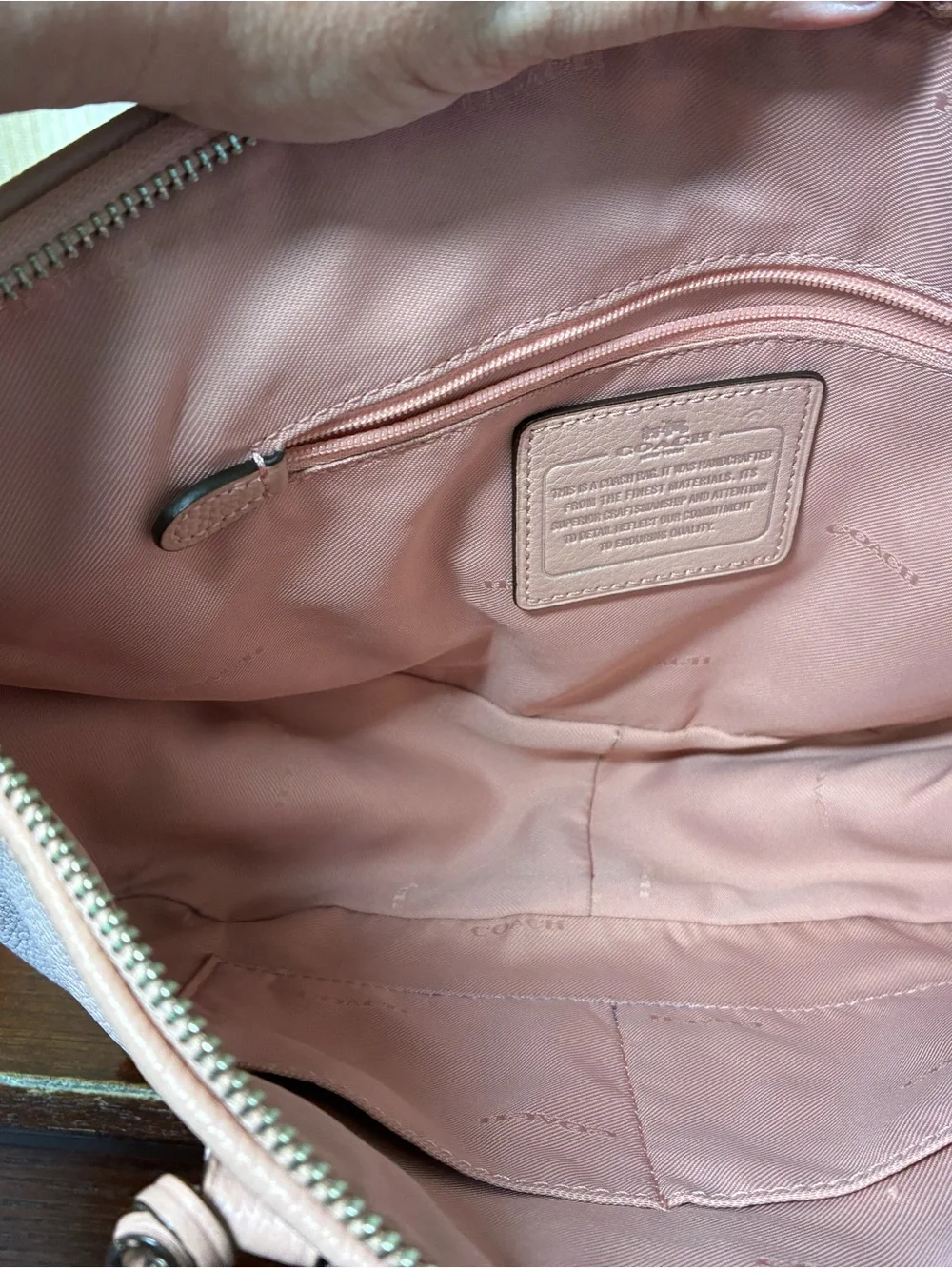 Coach satchel soft
